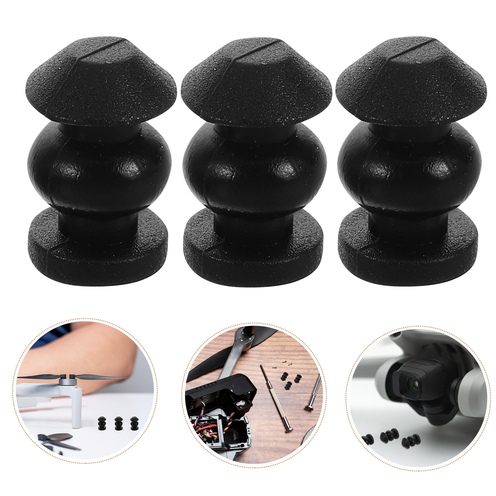 Drone Gimbal Dampener - 10 Piezas de Bolas Amortiguadoras de