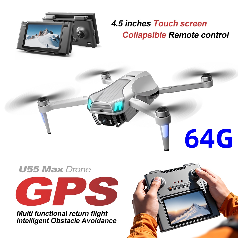 Dron GPS NCZOBOE U55 con Contr - Drone Gimbal 3 Axis reseña y precio